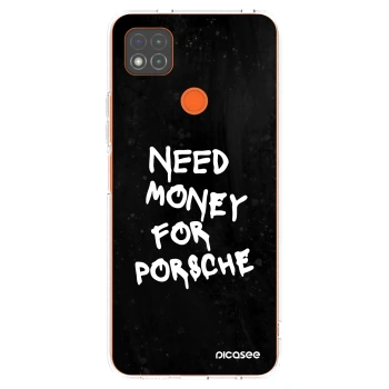 Picasee silikonový průhledný obal pro Xiaomi Redmi 9C - Black Dollar