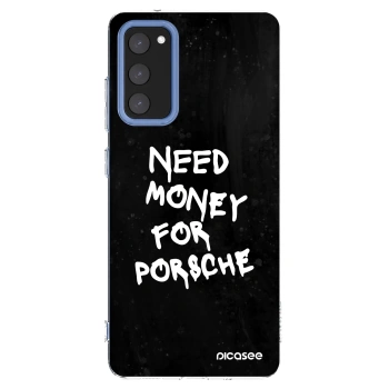 Picasee silikonový průhledný obal pro Samsung Galaxy S20 FE - Black Dollar