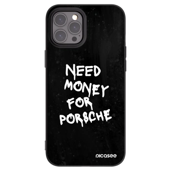 Picasee silikonový černý obal pro Apple iPhone 12 Pro Max - Black Dollar
