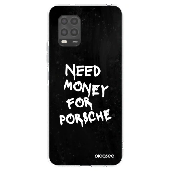 Picasee silikonový průhledný obal pro Xiaomi Mi 10 Lite - Black Dollar