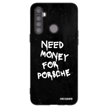 Picasee silikonový černý obal pro Realme 5 - Black Dollar