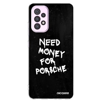 Picasee silikonový průhledný obal pro Samsung Galaxy A32 5G A326B - Black Dollar