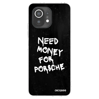 Picasee silikonový průhledný obal pro Xiaomi Mi 11 - Black Dollar