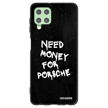 Picasee silikonový černý obal pro Samsung Galaxy A22 A225F 4G - Black Dollar