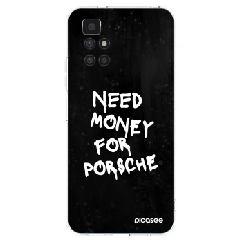 Picasee silikonový průhledný obal pro Xiaomi Redmi 10 - Black Dollar