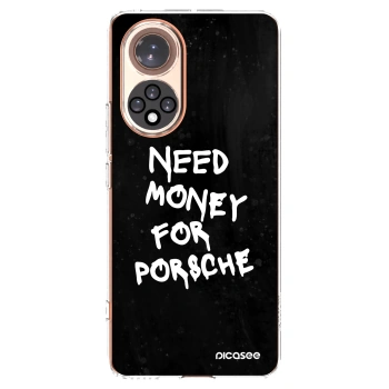 Picasee silikonový průhledný obal pro Honor 50 5G - Black Dollar