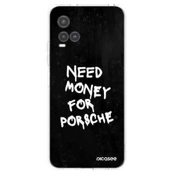 Picasee silikonový průhledný obal pro Vivo Y33s - Black Dollar