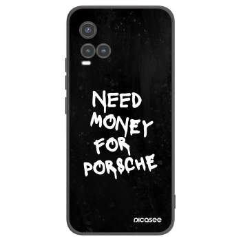 Picasee silikonový černý obal pro Vivo Y33s - Black Dollar