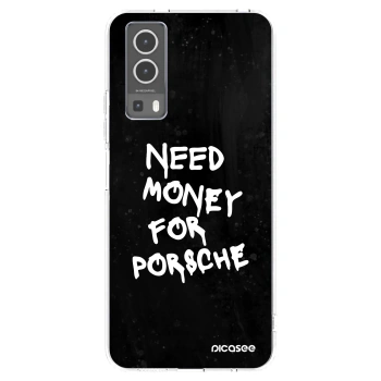 Picasee silikonový průhledný obal pro Vivo Y72 5G - Black Dollar