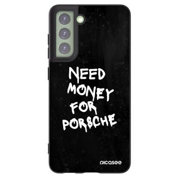Picasee silikonový černý obal pro Samsung Galaxy S21 FE 5G - Black Dollar