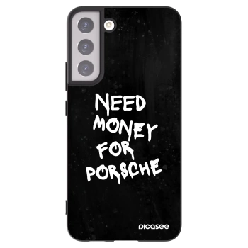 Picasee silikonový černý obal pro Samsung Galaxy S22+ 5G - Black Dollar