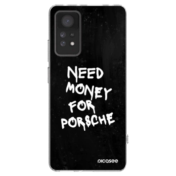 Picasee silikonový průhledný obal pro Xiaomi Redmi Note 11 Pro 5G - Black Dollar