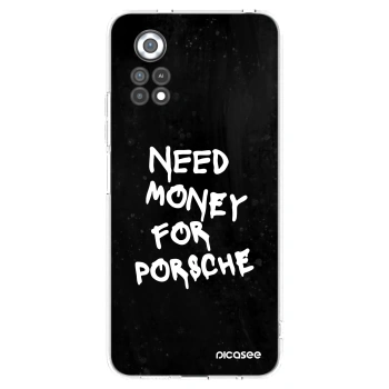 Picasee silikonový průhledný obal pro Xiaomi Poco X4 Pro 5G - Black Dollar