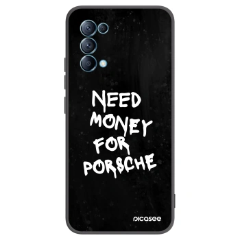 Picasee silikonový černý obal pro OPPO Reno 5 5G - Black Dollar
