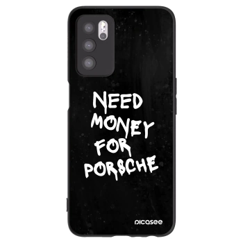 Picasee silikonový černý obal pro OPPO A16s - Black Dollar