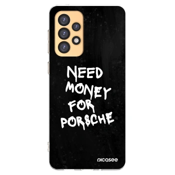 Picasee silikonový průhledný obal pro Samsung Galaxy A33 5G A336 - Black Dollar
