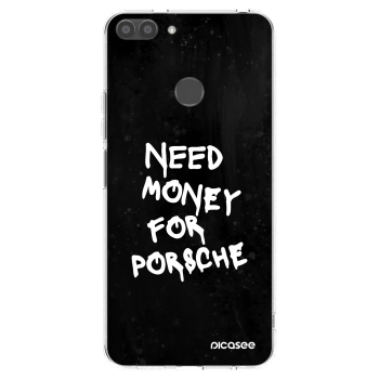 Picasee silikonový průhledný obal pro Huawei P Smart - Black Dollar