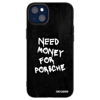 Picasee silikonový černý obal pro Apple iPhone 14 Plus - Black Dollar