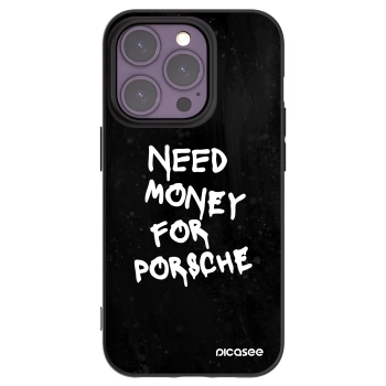 Picasee silikonový černý obal pro Apple iPhone 14 Pro - Black Dollar