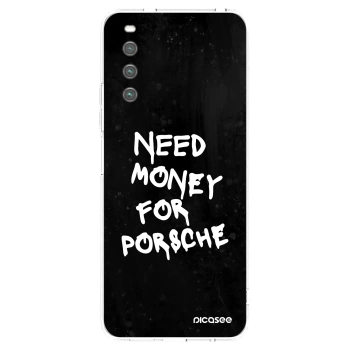 Picasee silikonový průhledný obal pro Sony Xperia 10 IV 5G - Black Dollar
