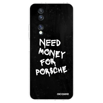 Picasee silikonový průhledný obal pro Honor 70 - Black Dollar