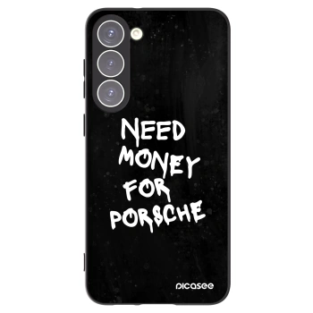 Picasee silikonový černý obal pro Samsung Galaxy S23+ 5G - Black Dollar