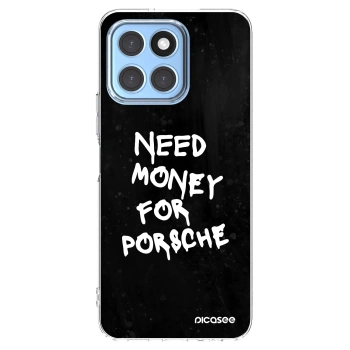 Picasee silikonový průhledný obal pro Honor X8 5G - Black Dollar