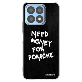 Picasee silikonový průhledný obal pro Honor X8a - Black Dollar