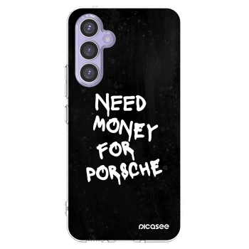 Picasee silikonový průhledný obal pro Samsung Galaxy A54 5G A546B - Black Dollar