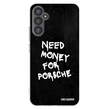 Picasee silikonový průhledný obal pro Samsung Galaxy A34 5G A346B - Black Dollar