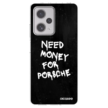 Picasee silikonový průhledný obal pro Xiaomi Redmi Note 12 Pro+ 5G - Black Dollar