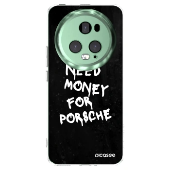 Picasee silikonový průhledný obal pro Honor Magic5 Pro - Black Dollar