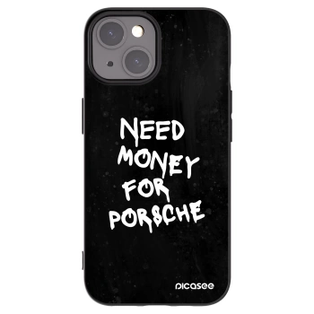 Picasee silikonový černý obal pro Apple iPhone 15 - Black Dollar