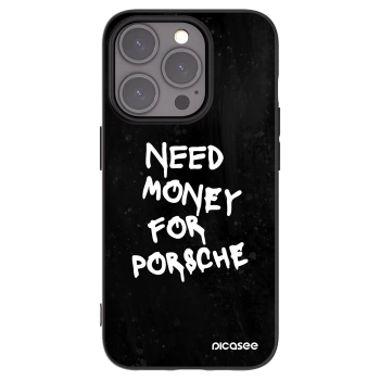 Picasee silikonový černý obal pro Apple iPhone 15 Pro - Black Dollar