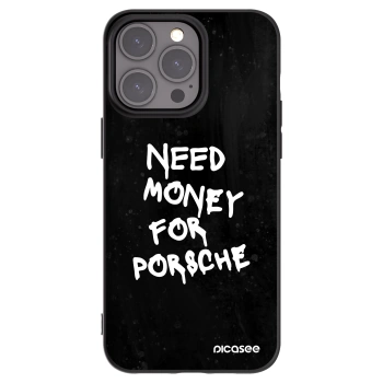 Picasee silikonový černý obal pro Apple iPhone 15 Pro Max - Black Dollar