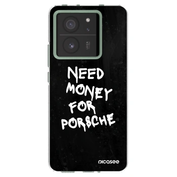 Picasee silikonový průhledný obal pro Xiaomi 13T - Black Dollar