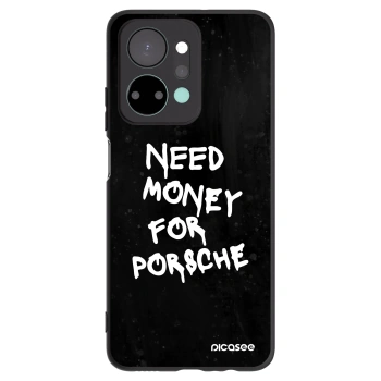 Picasee silikonový černý obal pro Honor X7a - Black Dollar