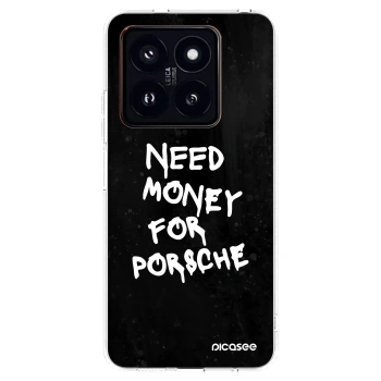 Picasee silikonový průhledný obal pro Xiaomi 14 Pro - Black Dollar