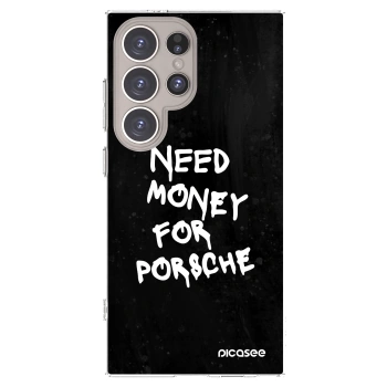 Picasee silikonový průhledný obal pro Samsung Galaxy S24 Ultra S928B 5G - Black Dollar
