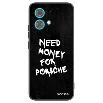 Picasee silikonový černý obal pro Motorola Edge 40 Neo - Black Dollar