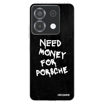 Picasee silikonový průhledný obal pro Xiaomi Poco X6 - Black Dollar
