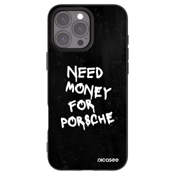 Picasee silikonový černý obal pro Apple iPhone 16 Pro Max - Black Dollar