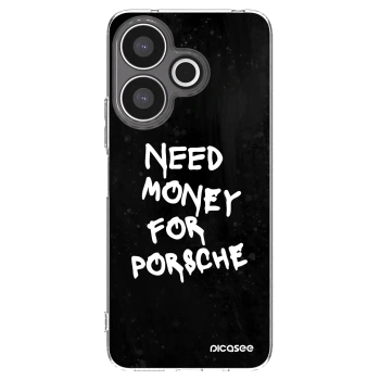 Picasee silikonový průhledný obal pro Xiaomi Redmi 13 4G - Black Dollar