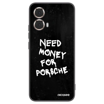 Picasee silikonový černý obal pro Motorola Moto G85 - Black Dollar