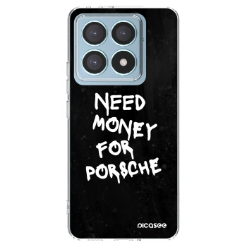 Picasee silikonový průhledný obal pro Xiaomi 14T Pro - Black Dollar