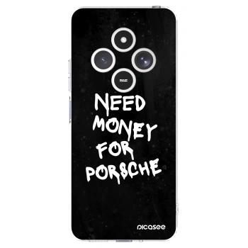 Picasee silikonový průhledný obal pro Xiaomi Redmi 14C - Black Dollar