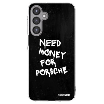 Picasee silikonový průhledný obal pro Samsung Galaxy A16 5G - Black Dollar