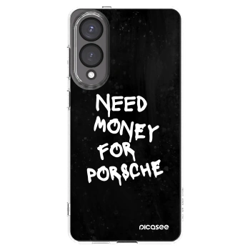 Picasee silikonový průhledný obal pro Samsung Galaxy S25 Edge 5G - Black Dollar
