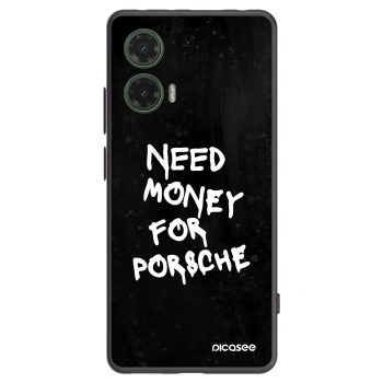 Picasee silikonový černý obal pro Motorola Moto G35 5G - Black Dollar