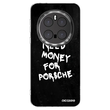 Picasee silikonový průhledný obal pro Honor Magic7 Pro 5G - Black Dollar